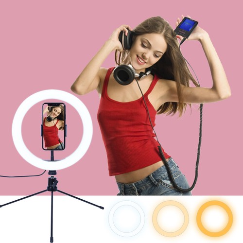 Led dimmbar ringlicht - 10'',